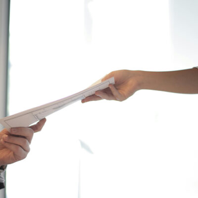 handing off a paper