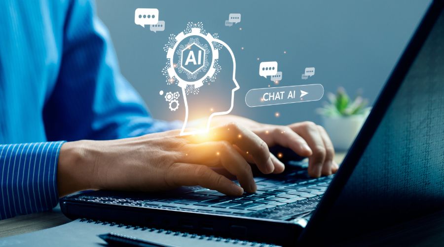 working-on-laptop-using-ai